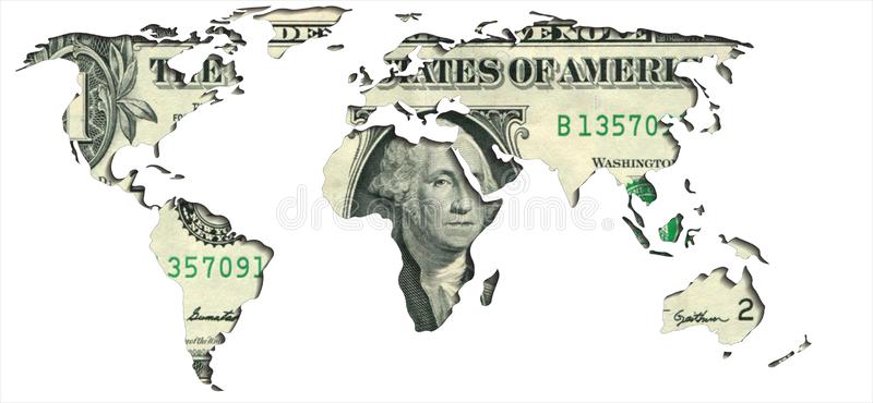 World Map Dollar